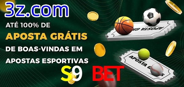S9 Bet Ate 100% de Aposta Gratis